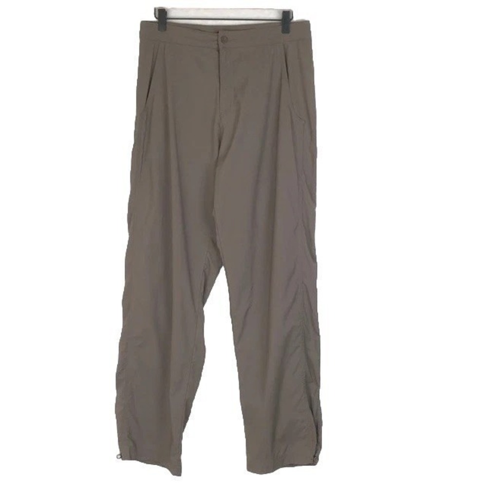 ROYAL ROBBINS Hiking Pants Women's Sz 8 Neutral Cinch Ankle Stretch Activewear